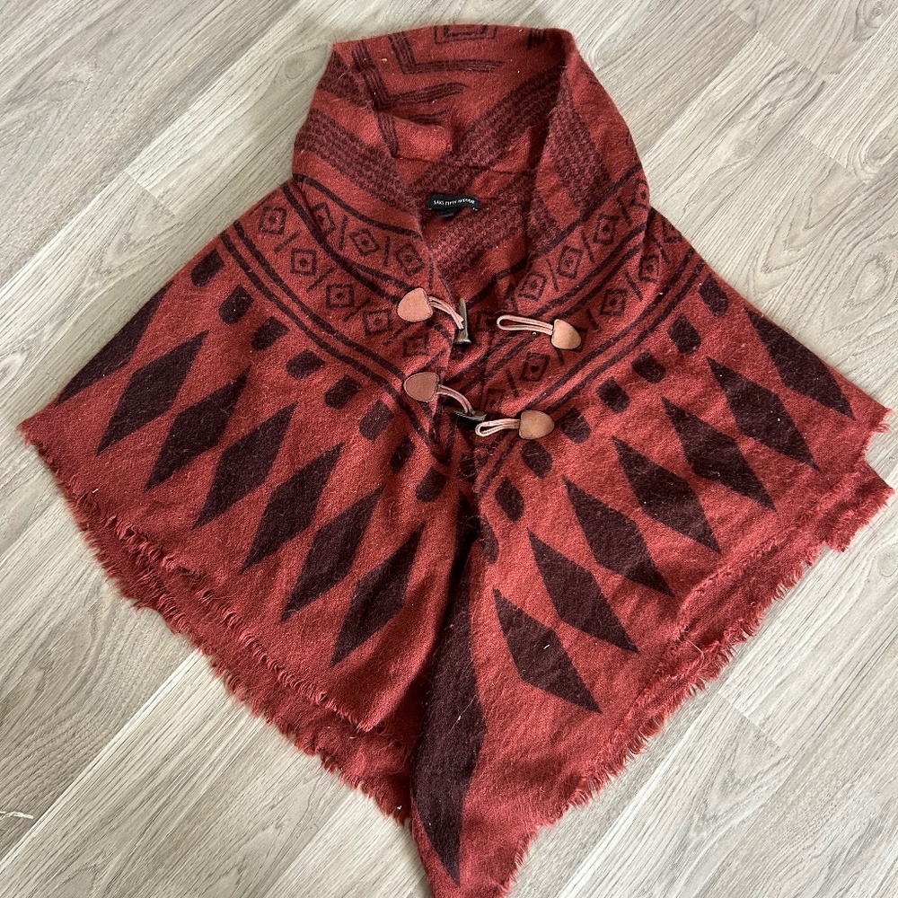 Saks Fifth Ave poncho